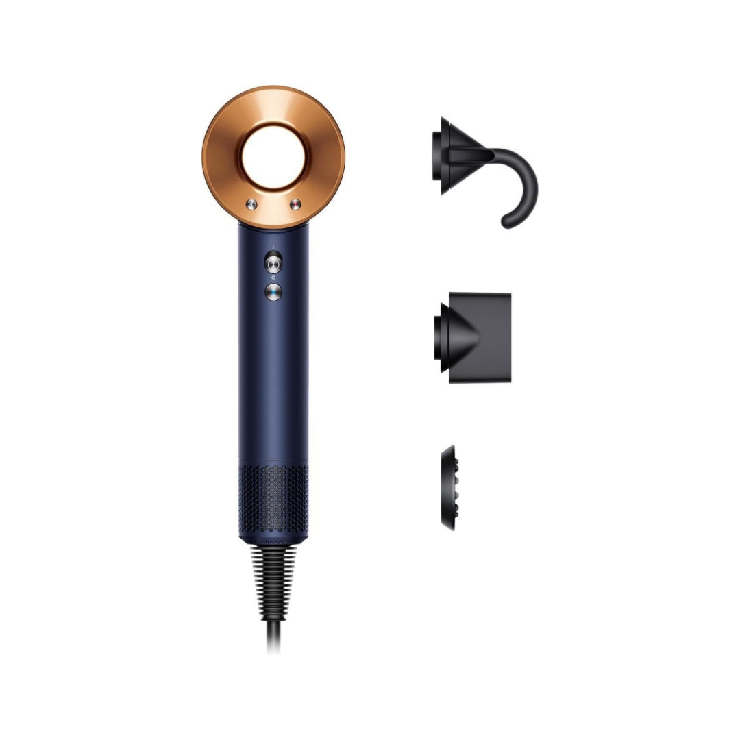 Dyson Asciugacapelli Supersonic Hair Dryer 1600w, Blue Prussia/Rame