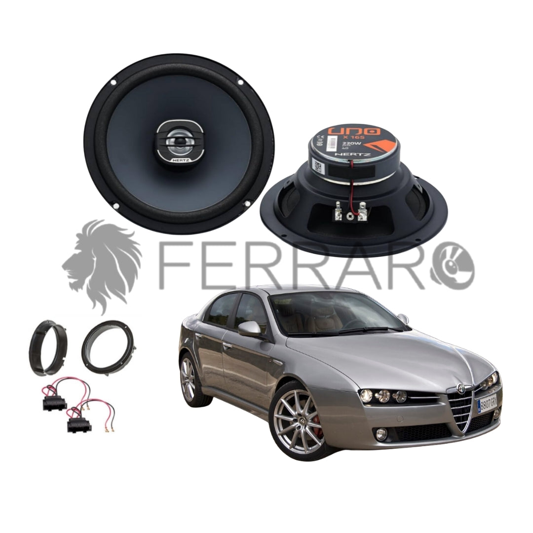 Hertz Kit 2 Casse | X 165 | Ant o Post | Alfaromeo 159