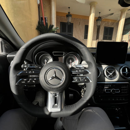 Volante per Mercedes, Nera, Linea Nera, Perforazione, AMG