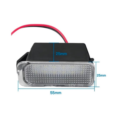Set Luci Targa a Led per Ford Fiesta, Focus, Max, Mondeo, Kuga, Galaxy (Compatibilità in Descrizione) , Plug and Play