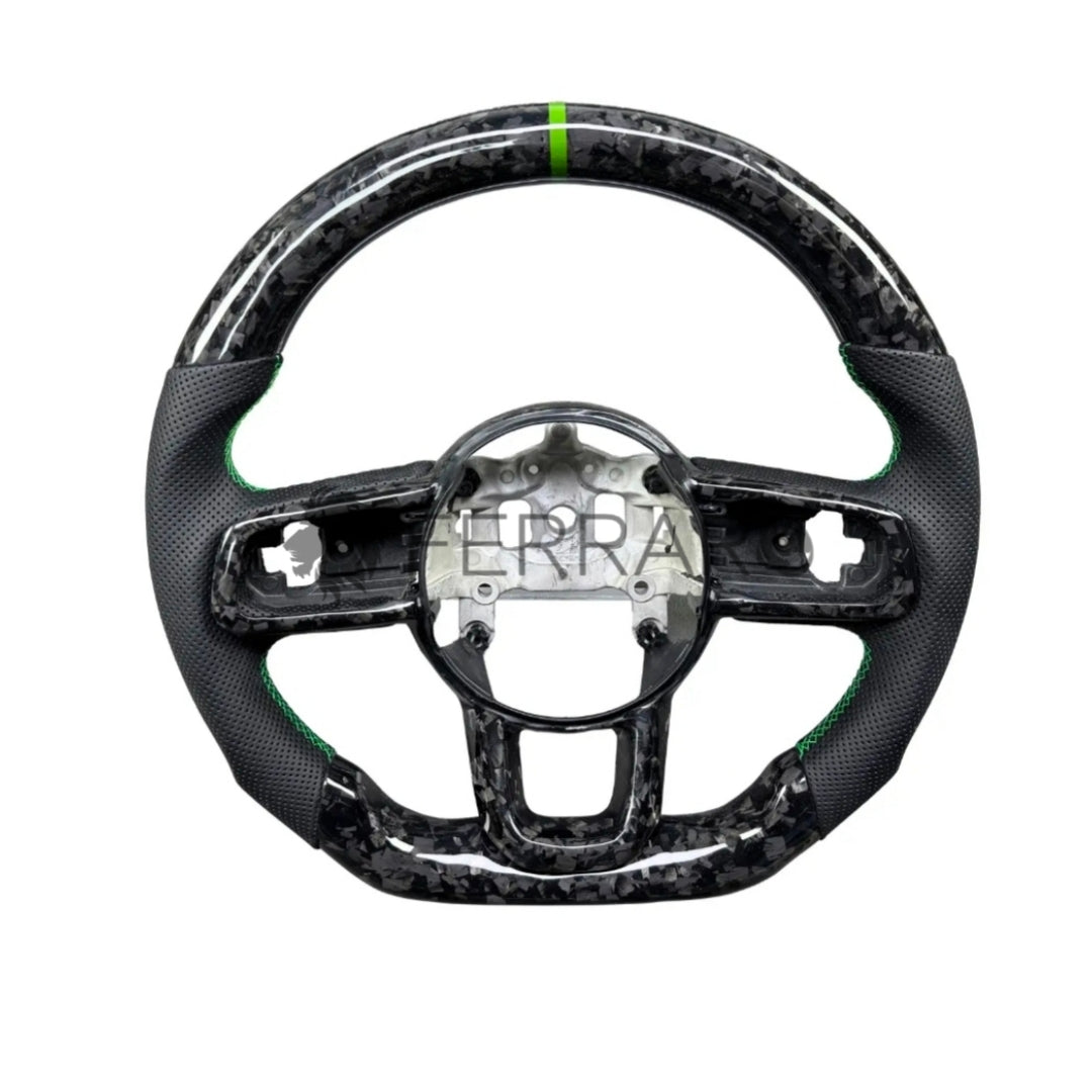 Volante Sportivo per Jeep Wrangler JK, JL, Carbonio, Customizzato in Pelle