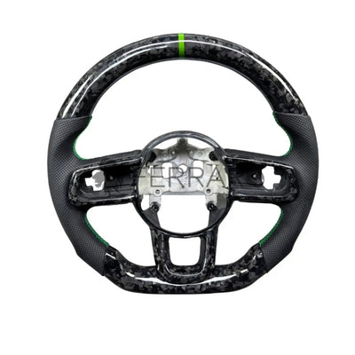 Volante Sportivo per Jeep Wrangler JK, JL, Carbonio, Customizzato in Pelle