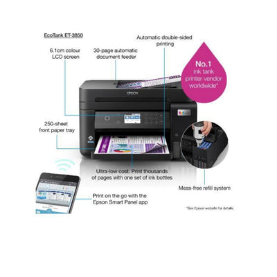 Epson Stampante, EcoTank ET-3850