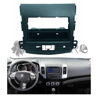 Mascherina 1DIN/2DIN con Cassetto |  Peugeot 4007 | Citroen Crossover