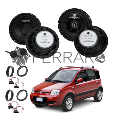 FerraroStore Kit 6 Altoparlanti | ASK-165.2 | ASC-652PC | Ant/Post | Panda 2ª Serie 169
