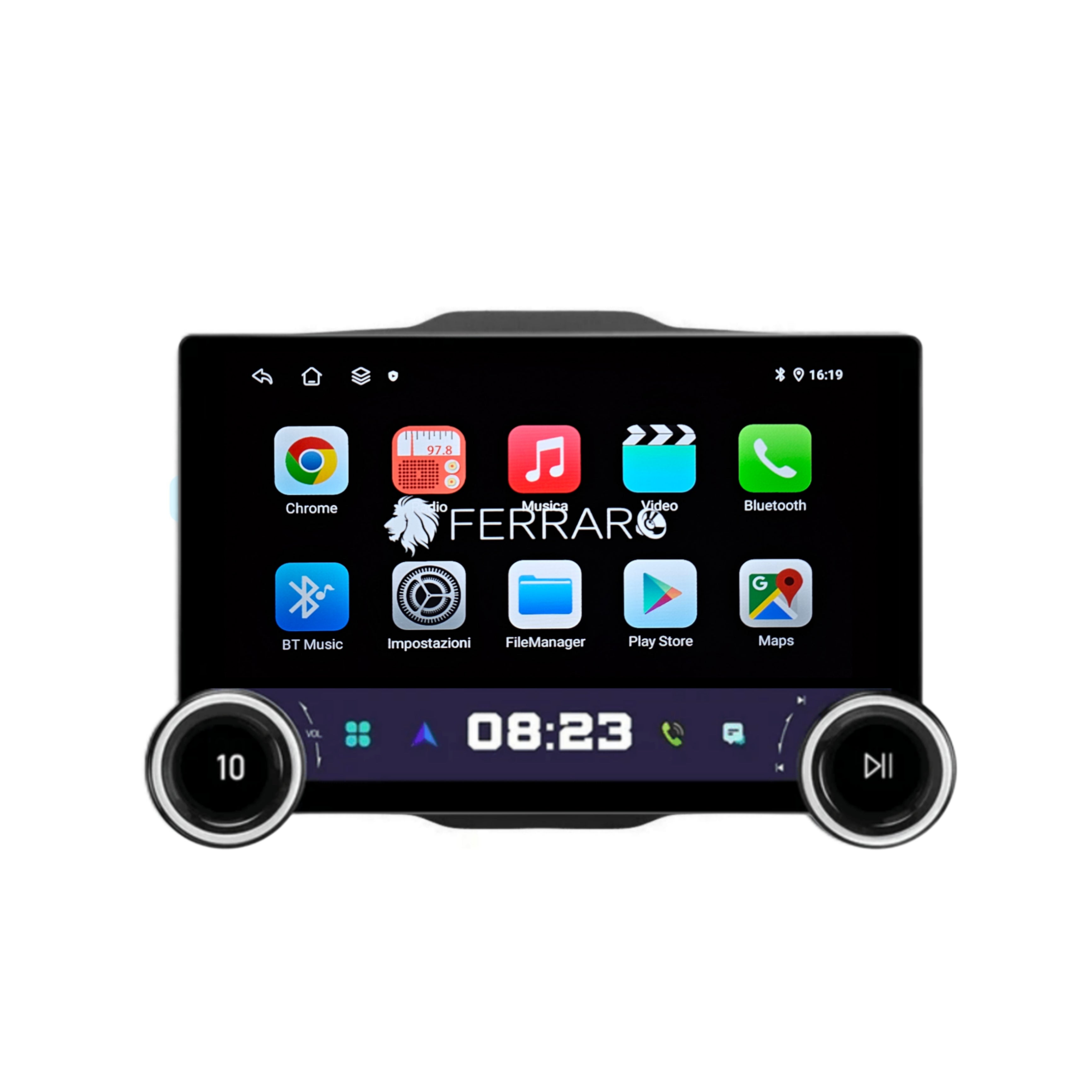 Autoradio per Jeep Renegade 11.8" 2K | 2016-2020 | Android | Bluetooth | CarPlay | Android Auto | 4/64GB Ram