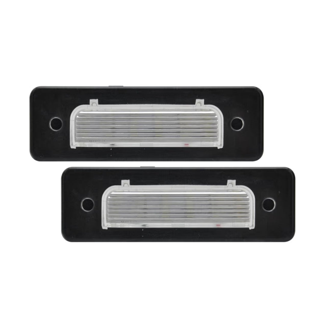Set Luci Targa a Led per BMW Serie 3, 5, 6, 7, E30, E12, E28, E24, E23 (Compatibilità in Descrizione) , Plug and Play