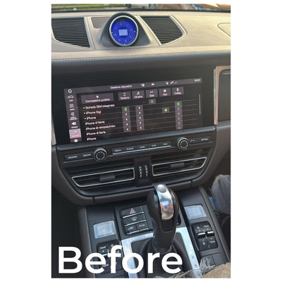 Autoradio per Porsche Macan 12.3" + 12.3" | 2018-2021 | Android | Bluetooth | CarPlay | Android Auto | 6/128GB Ram