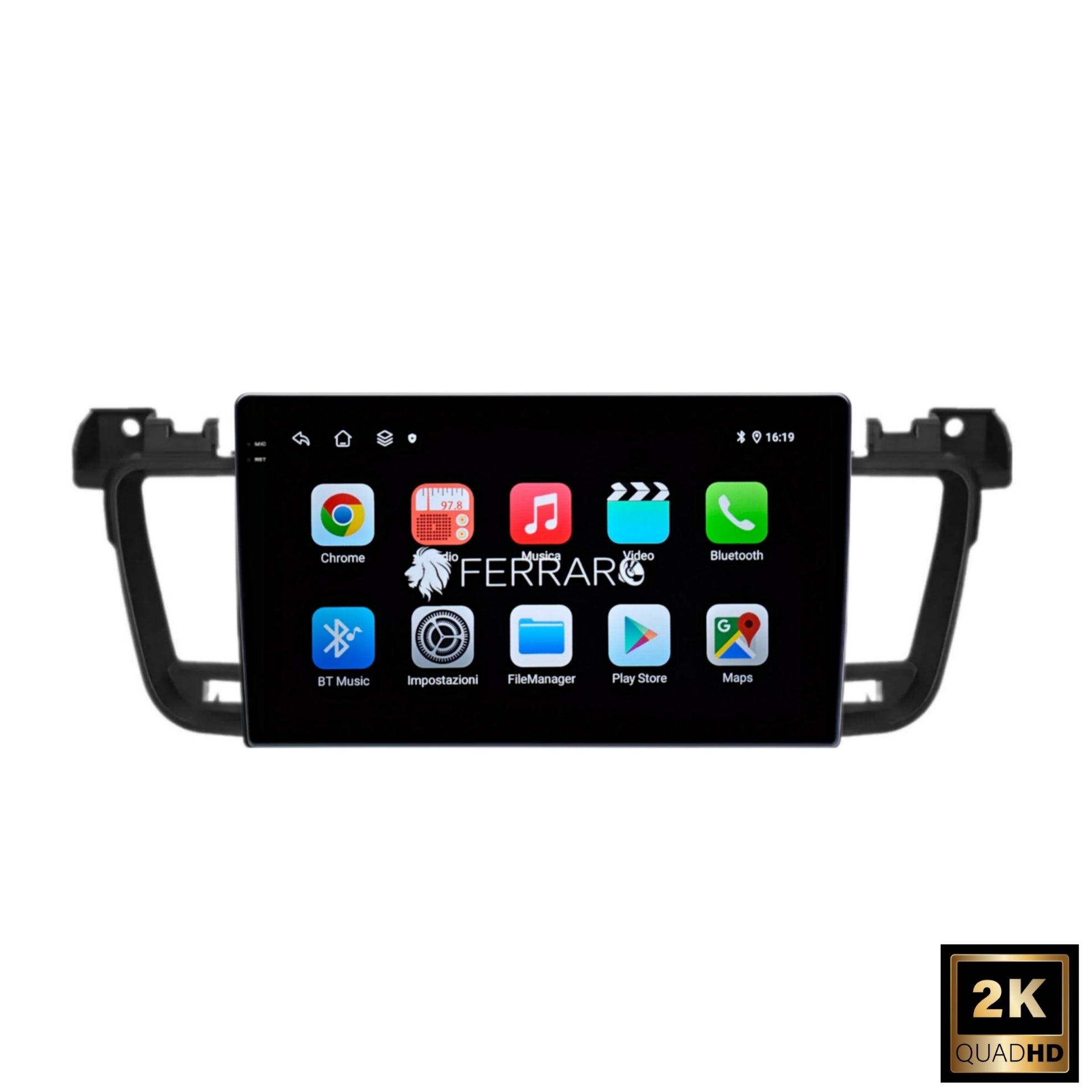 Autoradio per Peugeot 508 | 508SW 9" 2K | 2011-2018 | Android | Bluetooth | CarPlay | Android Auto | 12/256GB Ram