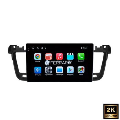 Autoradio per Peugeot 508 | 508SW 9" 2K | 2011-2018 | Android | Bluetooth | CarPlay | Android Auto | 12/256GB Ram
