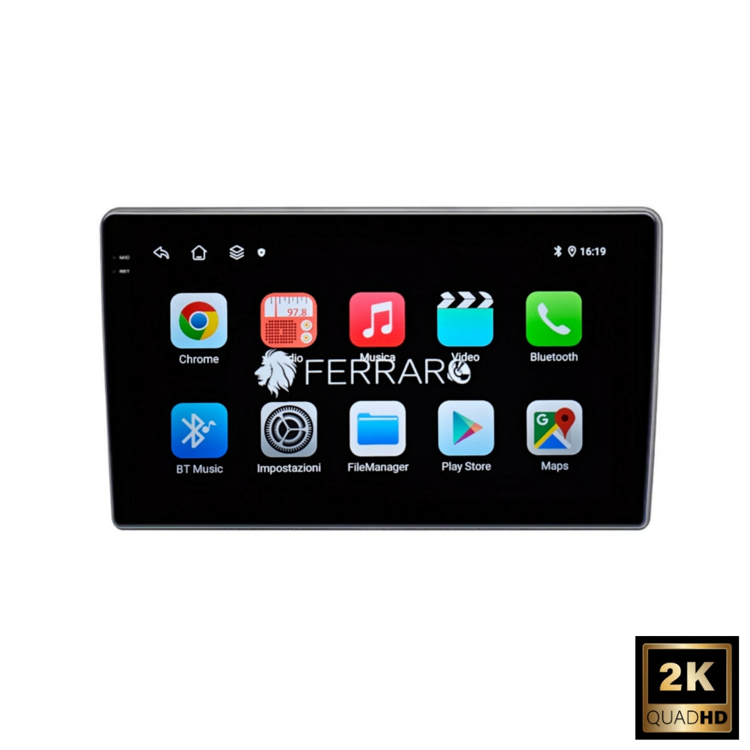 Autoradio per Dacia Sandero, Jogger 10.1" 2K | Dal 2021> | Android | Bluetooth | CarPlay | Android Auto | 4/64GB Ram