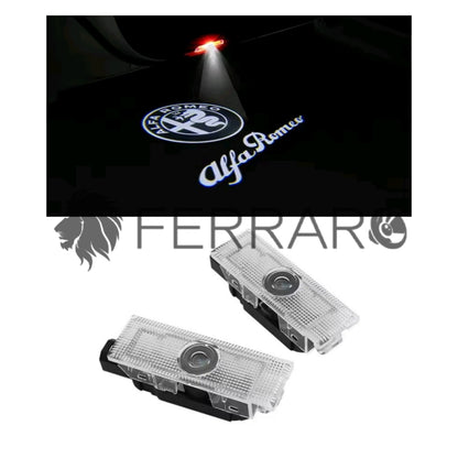 Luce di Cortesia Alfaromeo | Compatibilità in Descrizione | Plug and Play | Proiettore Logo