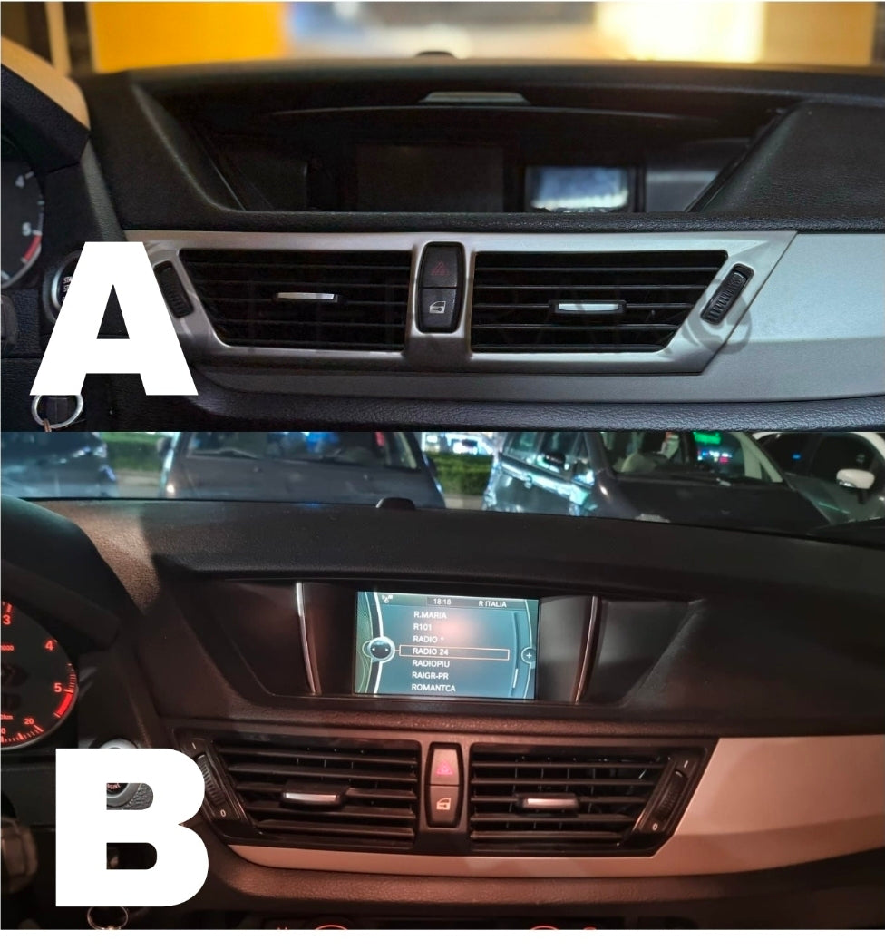 Kit Montaggio Autoradio 10.1"Pollici BMW X1 E84 (2009-2015) Mascherina, Cablaggio Autoradio Android