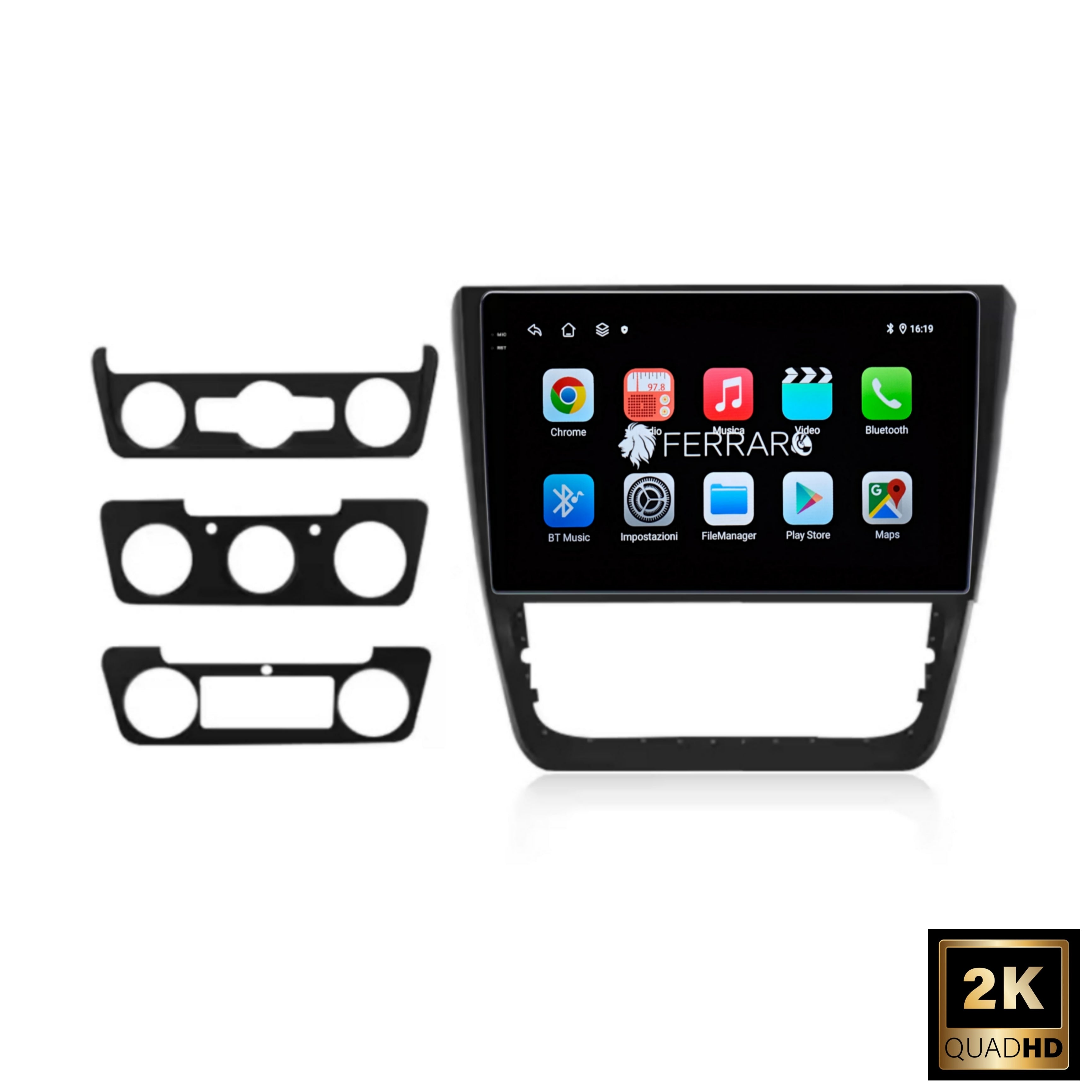 Autoradio per Skoda Yeti 5L 10.1" 2K | 2009-2014 | Android | Bluetooth | CarPlay | Android Auto | 4/64GB Ram