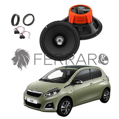 Hertz Kit 2 Casse | DCX 165.3 | Anteriori | Peugeot 108 dal 2014>