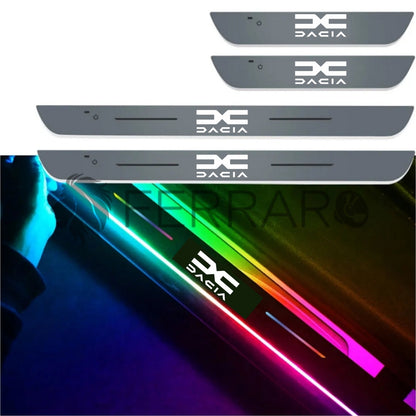 Kit Battitacco per Dacia, LED, Senza Filo con Adesivo
