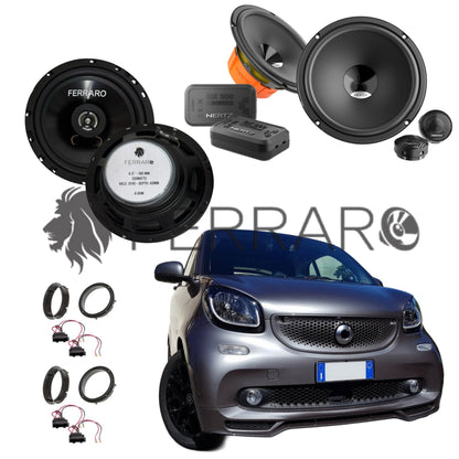 Hertz Kit 6 Casse | DSK 165.3 | ASC-552PC | Ant/Post | Smart ForFour 453