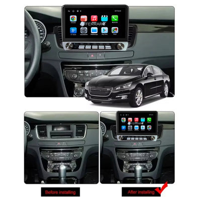 Autoradio per Peugeot 508 | 508SW 10" | 2011-2018 | Android | Bluetooth | CarPlay | Android Auto | 4/64GB Ram