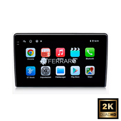 Autoradio per Fiat Idea | Lancia Musa 9" 2K | Dal 2003> | Android | Bluetooth | CarPlay | Android Auto | 12/256GB Ram
