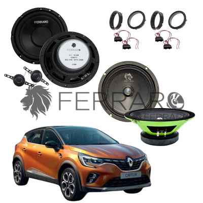FerraroStore Kit 6 Altoparlanti | PV165.3 | ASK-165.2 | Ant/Post | Renault Captur I | 1ª Serie (2013-2019)