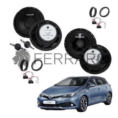 FerraroStore Kit 6 Altoparlanti | ASK-165.2 | ASC-652PC | Ant/Post | Toyota Auris (Dal 2014>)