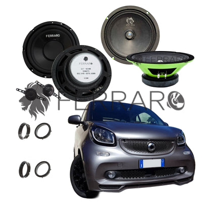 FerraroStore Kit 6 Altoparlanti | PV165.3 | ASK-165.2 | Ant/Post | Smart ForFour 453