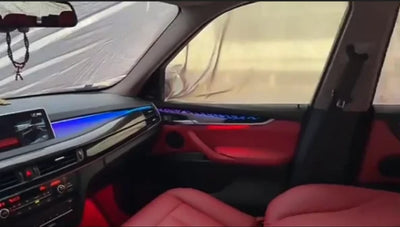 Ambient Light per BMW X5, X6, F15, F16 (2015-2019), 256 Colori RGB