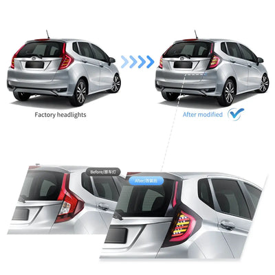 Fanali Posteriore Completo per Honda Fit/Jazz (2015-2020) a LED