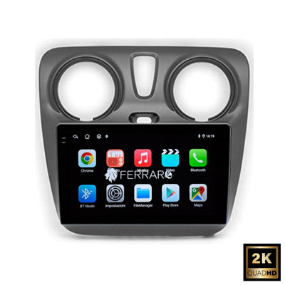 Autoradio per Logan | Sandero | Stepway Symbol 9" 2K | Android | Bluetooth | CarPlay | Android Auto | 12/256GB Ram