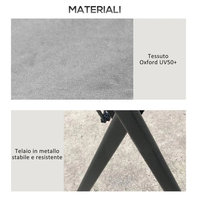 Outsunny Gazebo Pieghevole 4x4 con Borsa da Trasporto, Picchetti, Funi e Sacchi di Sabbia Inclusi, 392x392x283 cm, Grigio