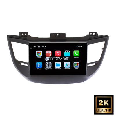 Autoradio per Hyundai IX35 Tucson 3 9" 2K (2015-2018) Android, Bluetooth, CarPlay, Android Auto,  12/256GB Ram