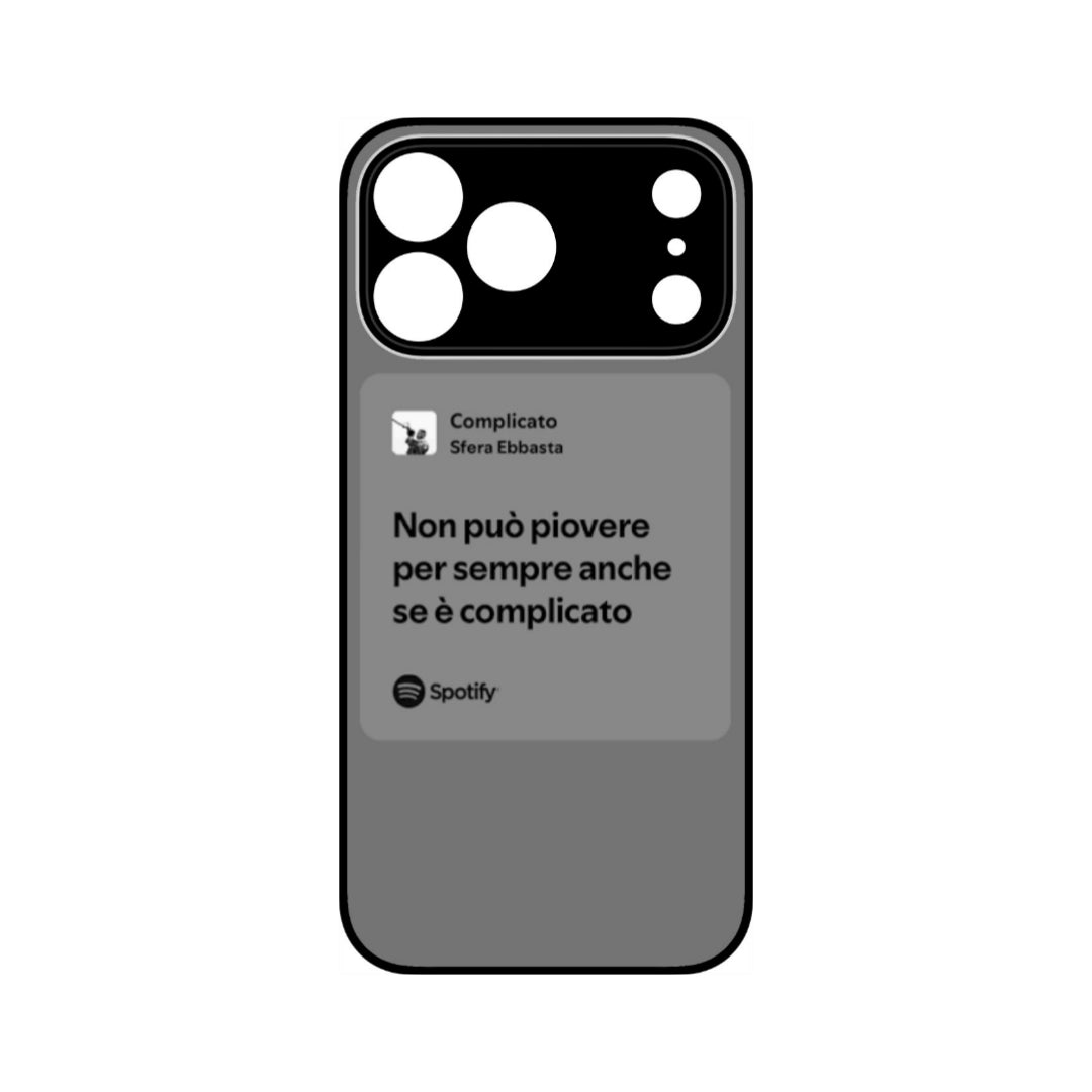 Cover Iphone, Frase Sfera Ebbasta