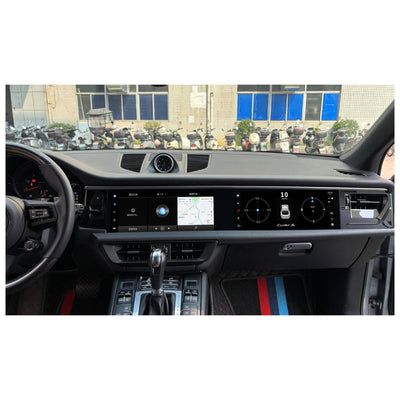 Autoradio per Porsche Macan 12.3" + 12.3" | 2018-2021 | Android | Bluetooth | CarPlay | Android Auto | 6/128GB Ram