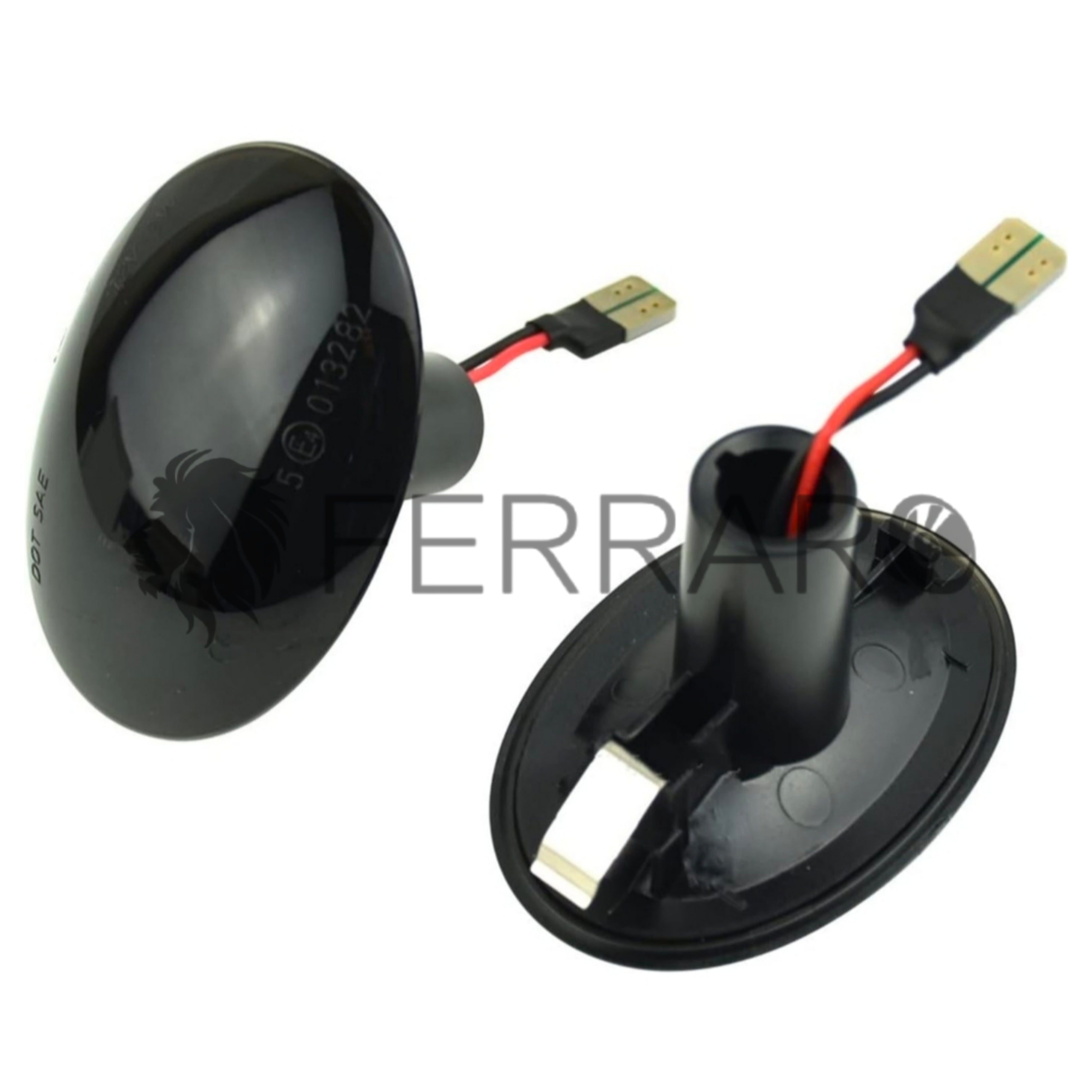 Kit luci di posizione laterali a LED pieno ambra / rosso per BMW MINI Cooper R55 R56 R57 R58 R59 R60 Sostituisci le luci di ingombro laterali OEM 2007-2013/14 | IT