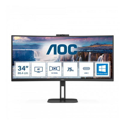 AOC Monitor Ufficio 34" WQHD | CU34V5CW/BK | 21:9, VA