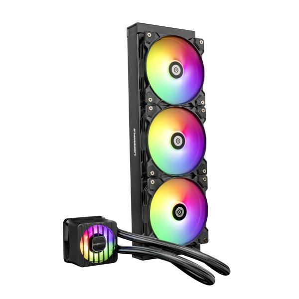 Enermax | ELC-LMF360T-ARGB, Processore Raffreddatore di liquidi tutto in uno, 12 cm, Nero