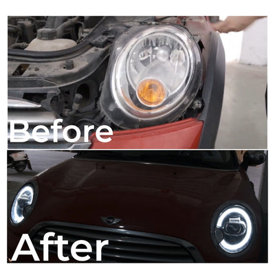 Fanali Anteriore Completo per BMW Mini Cooper S R55, R56, R57, R58, R59 (2007-2014) a LED