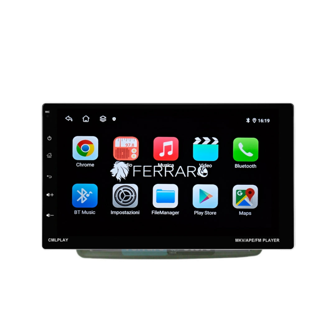 Autoradio per Fiat Panda 2a Serie | 169 1Din 9" | Android | Bluetooth | Estraibile | CarPlay | Android Auto | 2/32GB Ram