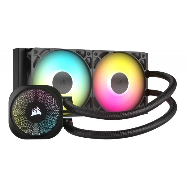 Corsair | NAUTILUS 240 RS ARGB, Liquid Processore Raffreddatore di liquidi tutto in uno, Nero