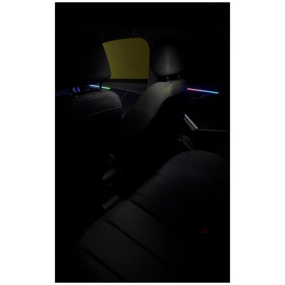 Ambient Light per Audi Q2 (2016-2024) Universale, Luci Ambiente con Comando da App, RGB Led, Led Dinamico