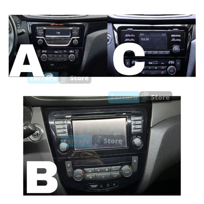 Autoradio per Nissan Qashqai J11 | x-Trail 3 T32 10.1" 2K | 2013-2017 | Android | Bluetooth | CarPlay | Android Auto | 4/64GB Ram