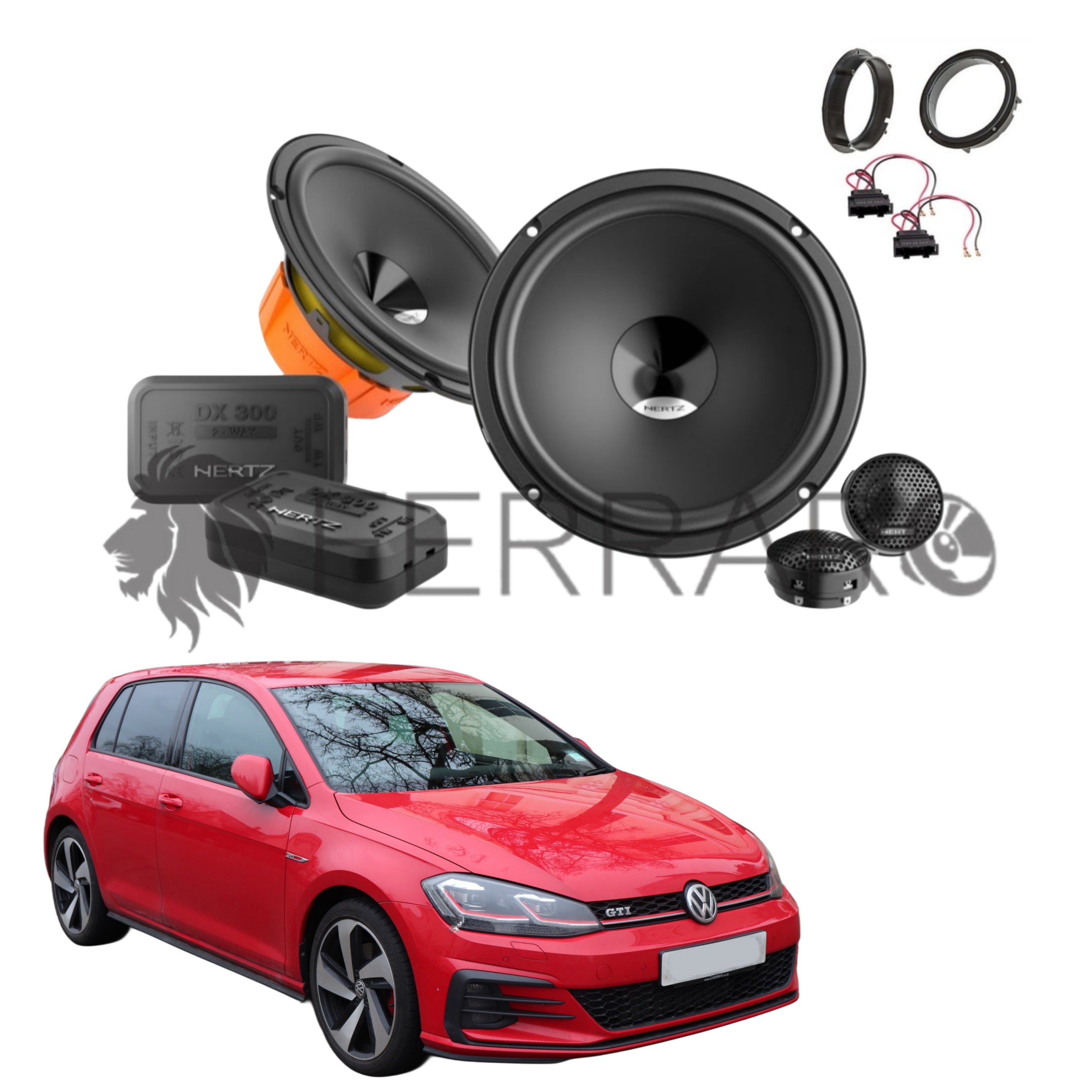 Hertz Kit 4 Casse | DSK 165.3 | Ant o Post | VW Golf 7ª Serie dal 2013>