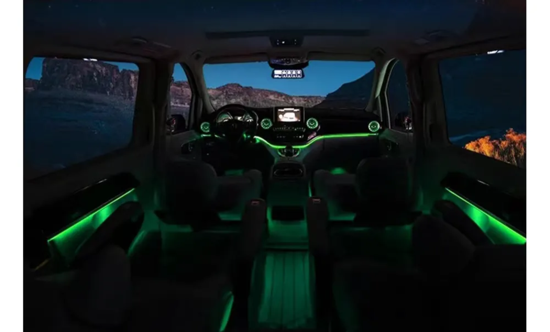 Ambient Light per Mercedes Classe V W447 (2016-2021), 256 Colori RGB