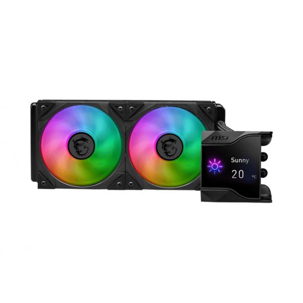 MSI MPG Coreliquid D240, Processore Kit di raffreddamento a liquido, Nero