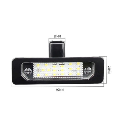 Set Luci Targa a Led per Ford Focus, Fusion, Mustang, Edge (Compatibilità in Descrizione), Plug and Play