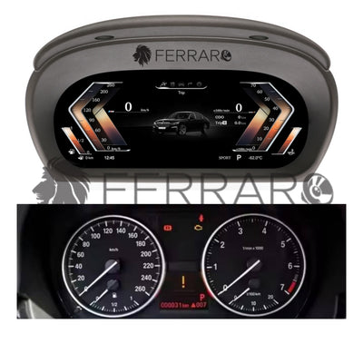 Virtual CockPit 12.3" | BMW Serie 3, X1, Serie 1, E84, E87, E90, E91, E92 (2005-2012) | HD Ultra