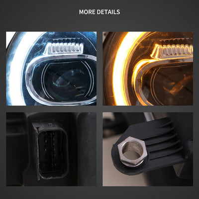 Fanali Anteriore Completo per BMW Mini Cooper S R55, R56, R57, R58, R59 (2007-2014) a LED