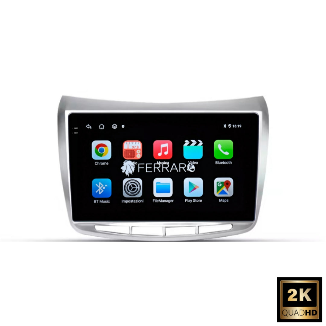 Autoradio per Lancia Delta 9" 2K | 2008-2014 | Android | Bluetooth | CarPlay | Android Auto | 12/256GB Ram