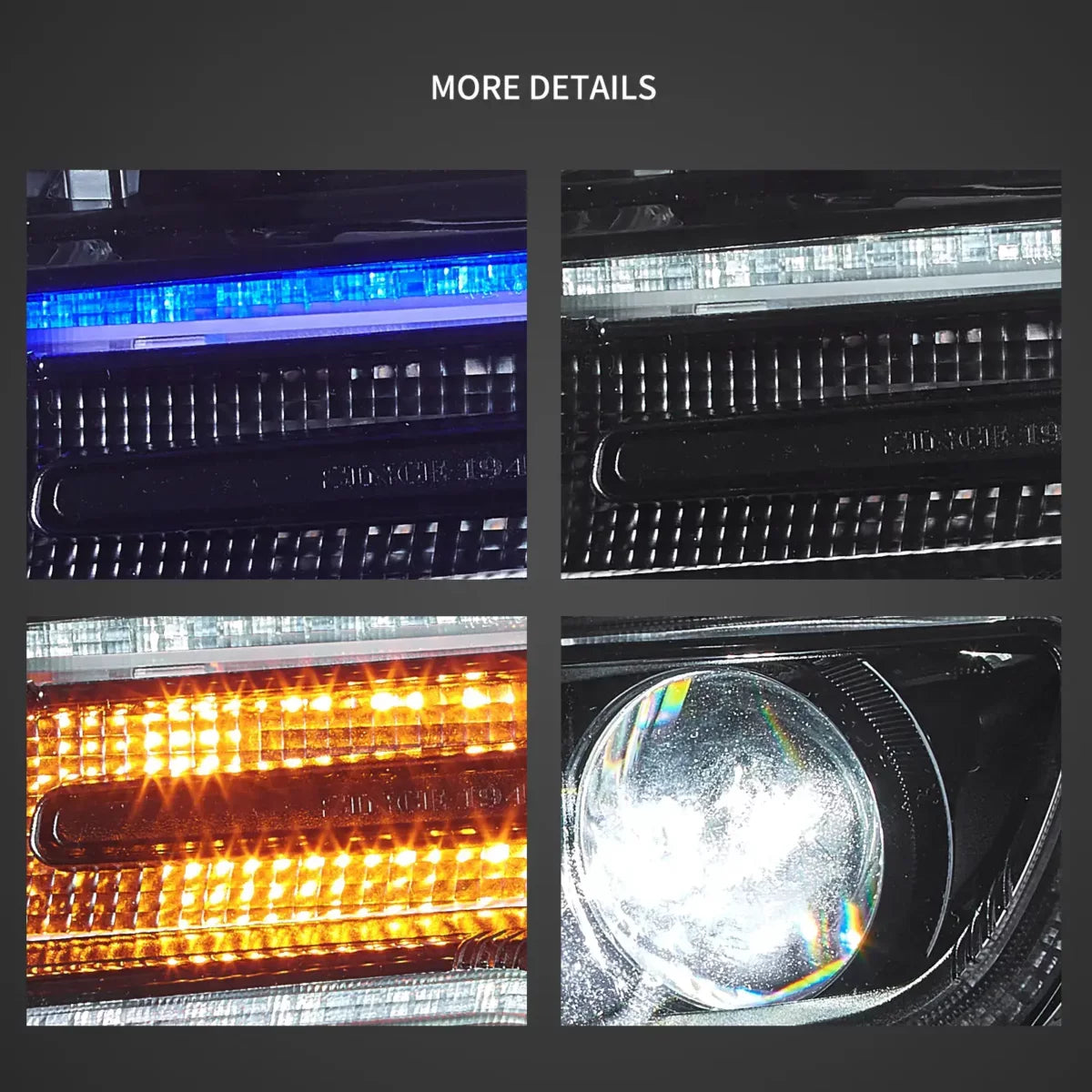 Fanali Anteriore Completo per Jeep Grand Cherokee WK2 (2010-2013) a LED