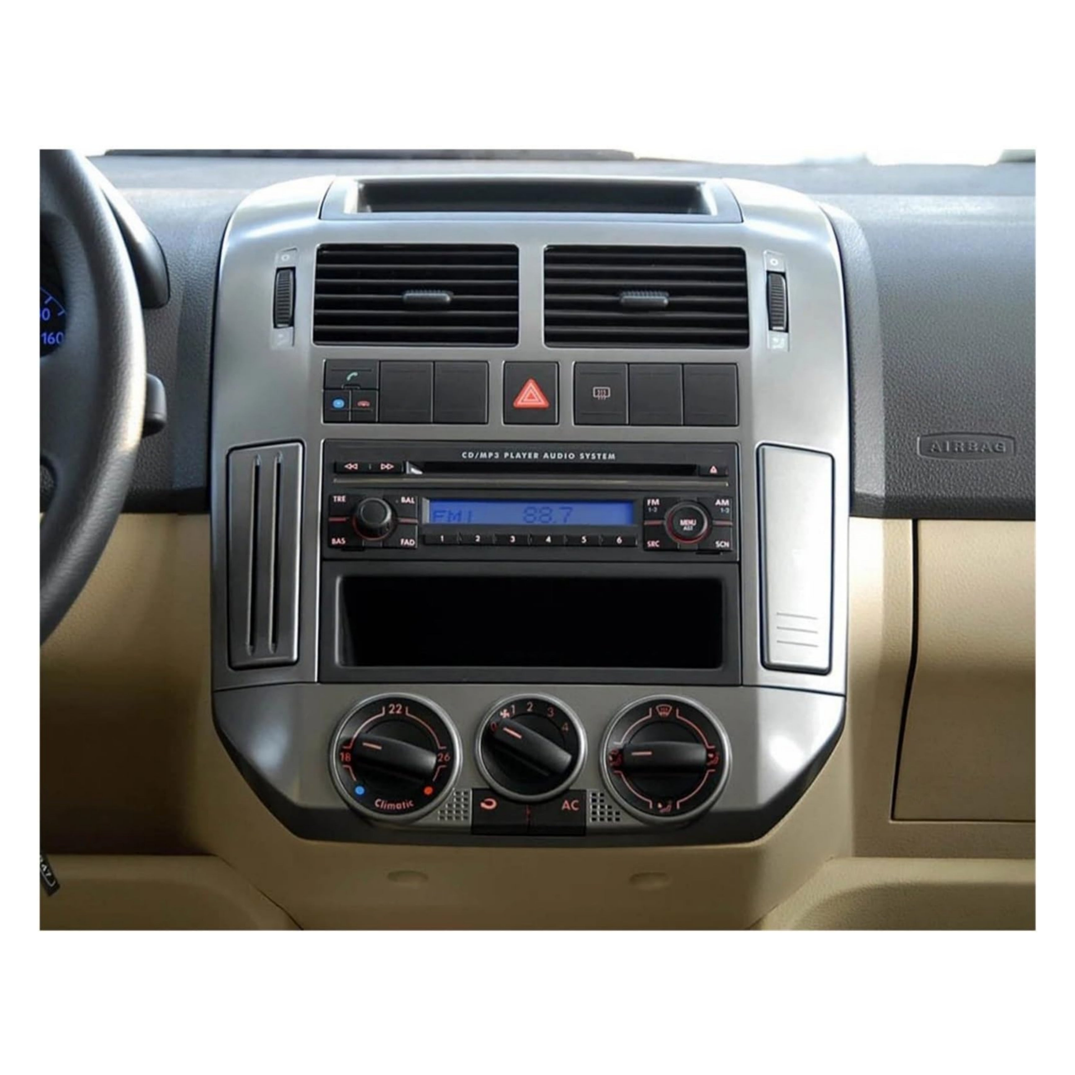 Autoradio per Volkswagen Polo 9" | 2001-2009 | Android | Bluetooth | CarPlay | Android Auto | 2GB/4GB/6GB/8GB Ram